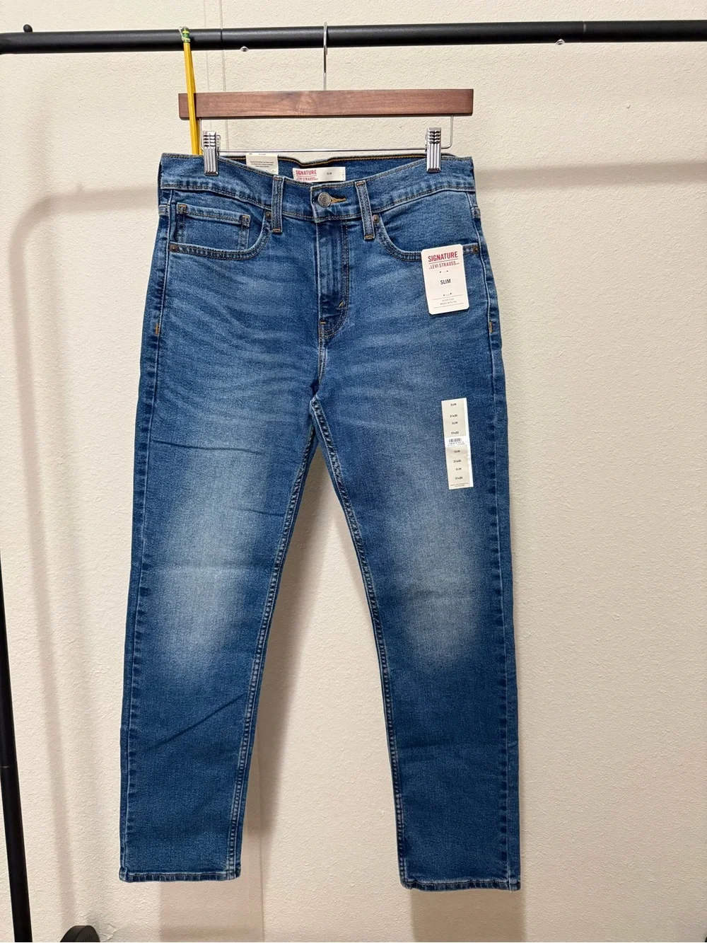 Levi's Slim Blue Washed Denim Jeans